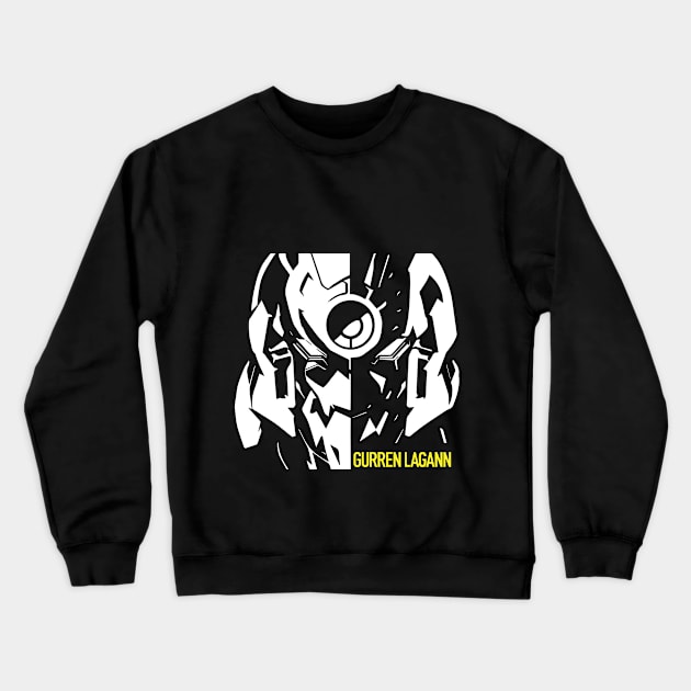 Gurren Lagann Crewneck Sweatshirt by onzaqi